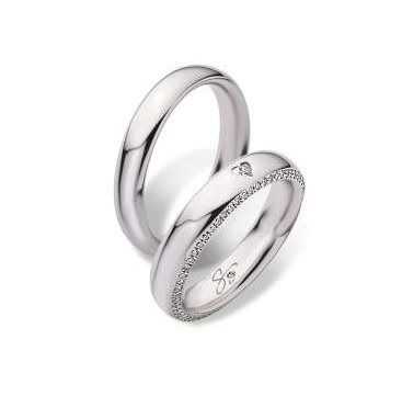 Anello Polello Donna Fede in Oro Diamante 0.05 Ct G3268DB - G3268DB
